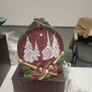 Lighted Holiday Ceramic Drum
